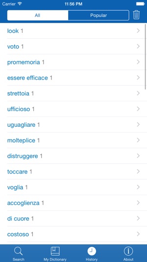 Italian <> English Dictionary + Vocabulary trainer Free(圖5)-速報App