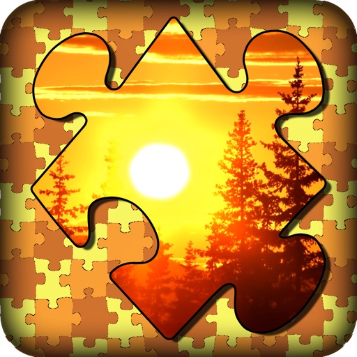 Beautiful Sunsets Living Jigsaw Puzzles and Puzzle Stretch Icon