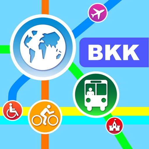 Bangkok Карты Города - Узнайте BKK благодаря путеводителю по MRT и общественному транспорту.