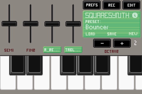 SquareSynth - Chiptune Synthesizer and NES Simulator screenshot 2