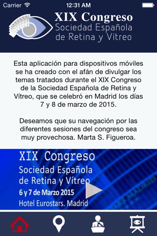 XIX Congreso de la Sociedad española de retina y vitreo screenshot 2
