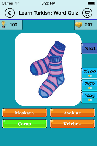 Learn Turkish: Word Quiz screenshot 3