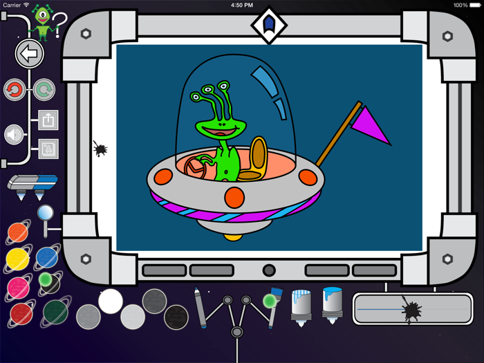 pitchou Space  drawing and painting in space