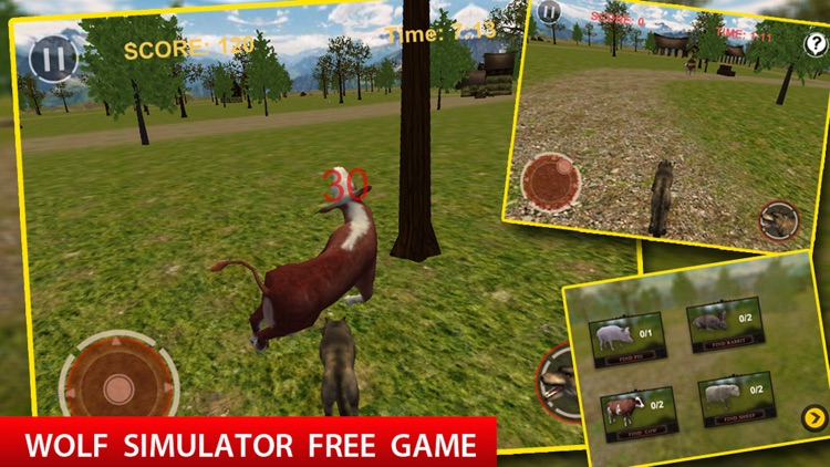 Wolf Simulator 3D Game