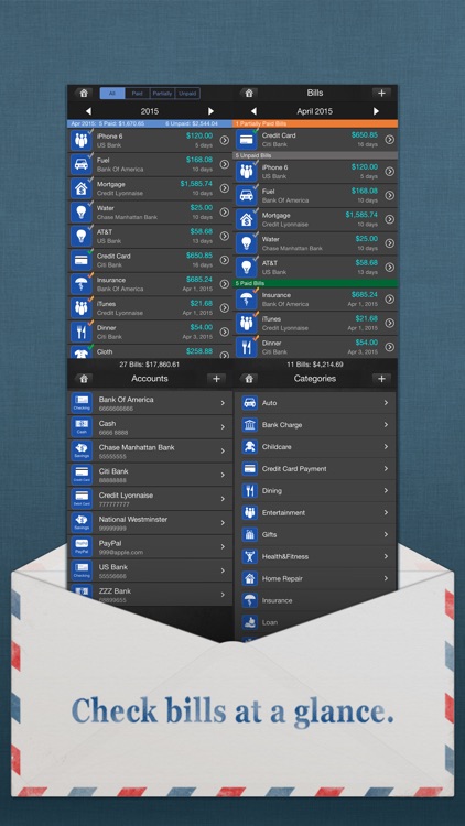 Bills Monitor Pro - Bill Manager & Reminder screenshot-4