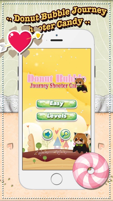 Bonbons Tireur Donut Bulle Voyage - gratuit jeu mieux cool & drôle pour enfants - touch top funCapture d'écran de 1