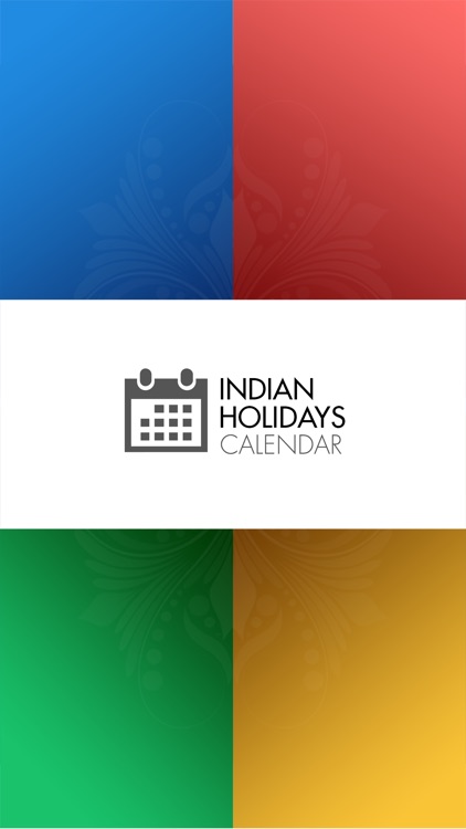 Indian Holidays Calendar