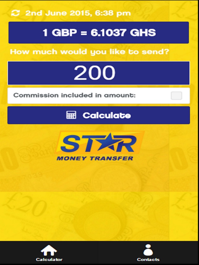 Star Money Transfer Calculator On The Star Money Transfer Calculator 4