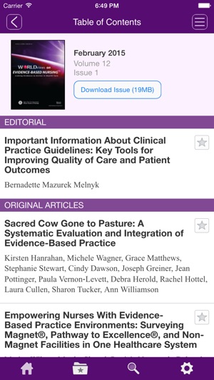 Worldviews on Evidence-Based Nursing App(圖3)-速報App