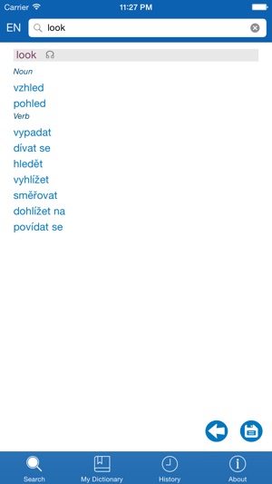 Czech <> English Dictionary + Vocabulary trainer Free(圖2)-速報App