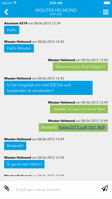 How to cancel & delete IZIChat - live chat voor webites en e-mail from iphone & ipad 4