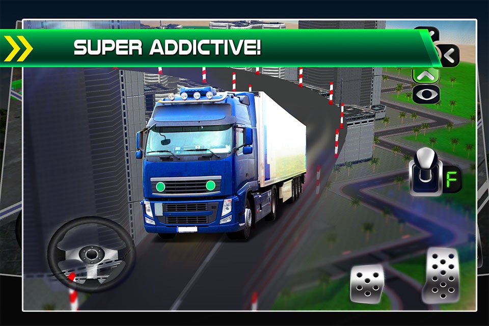 3D Truck Car Parking Simulator - School Bus Driving Test Games! screenshot 4