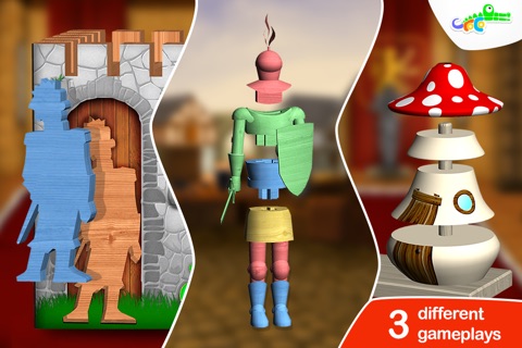Fairytale Sort and Stack Freemium - Princesses, Knights, Dragons and More screenshot 2