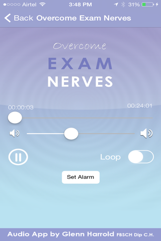 Overcome Exam Nerves by Glenn Harrold: Self-Hypnosis Relaxation for Exam Stress screenshot 2