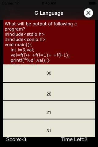 C/C++ Quiz screenshot 2