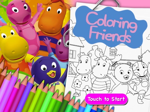 Coloring Friends for The Backyardigans (Unofficial Version) screenshot 2