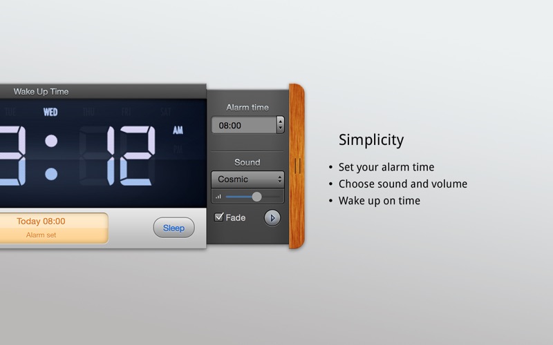 free wake up alarm clock download mac