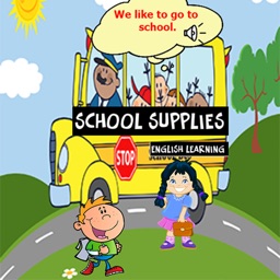 School supplies list and English conversation learning for kids