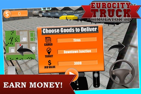 Euro Autobahn: Trucker Simulator 3D screenshot 2