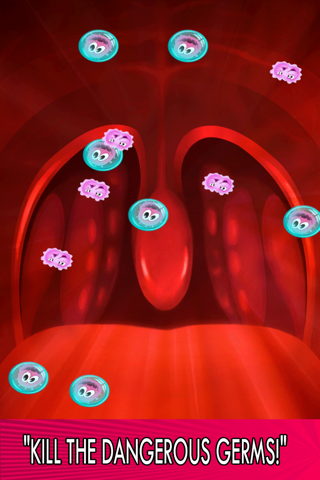 Kill Germ Frenzy! - Defend The Human Body From The Anatomy Virus & Bacteria Attack Spread - FREE Game screenshot 2