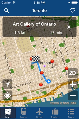 Toronto Offline Map - City Metro Airport screenshot 2