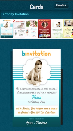 Birthday Invitation Pro(圖3)-速報App