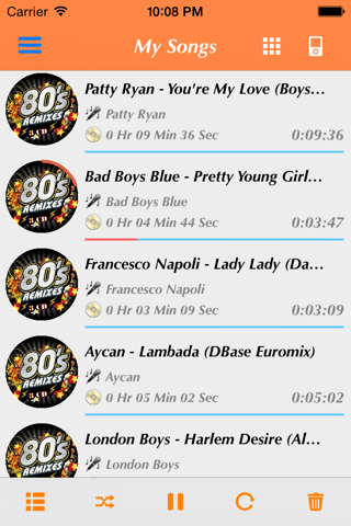 My Songs - MP3 Player (No Sync with iTunes) screenshot 3