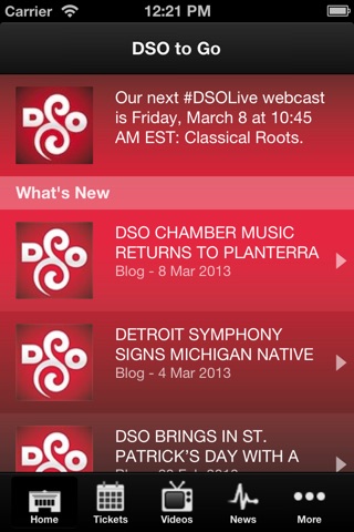Detroit Symphony Orchestra screenshot 2