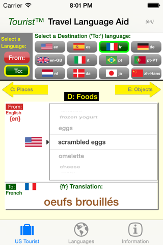 Tourist - Travel Language Aid screenshot 2