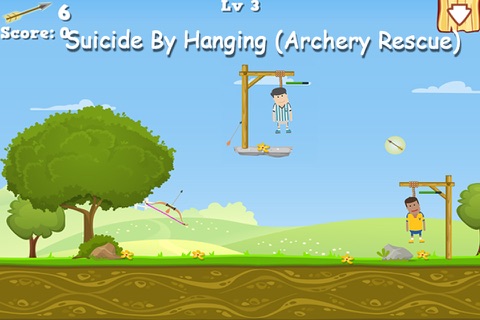 Suicide By Hanging - Free Archery Shooting Games screenshot 3