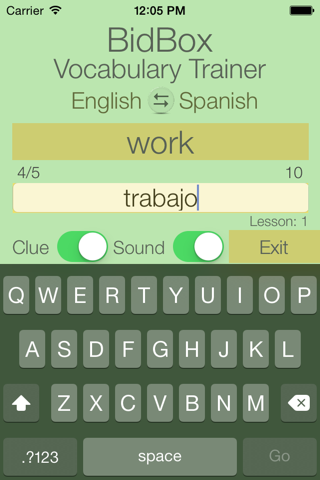 Spanish 103 - Vocabulary screenshot 3