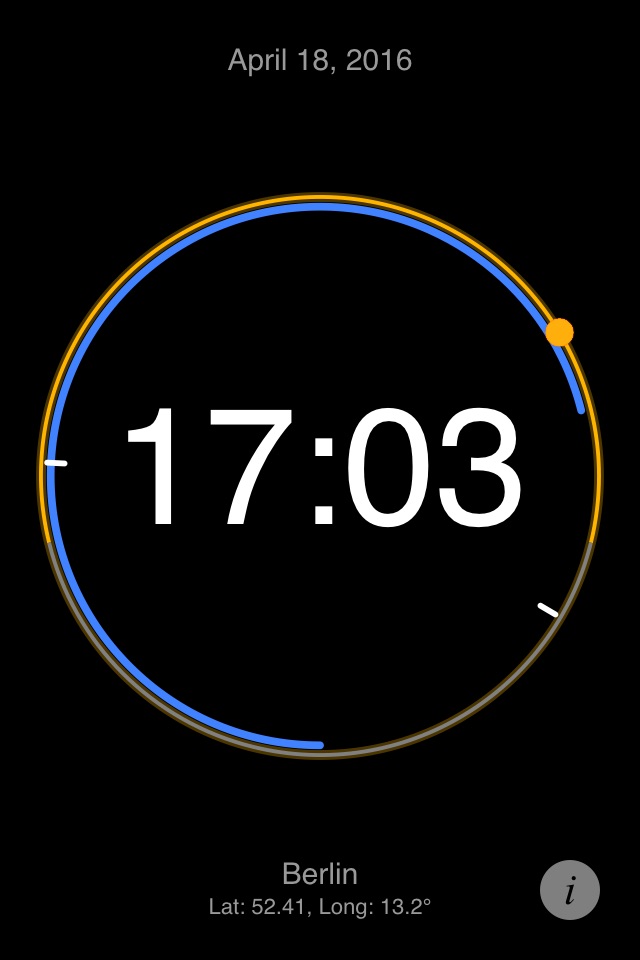 Sun Clock App screenshot 2