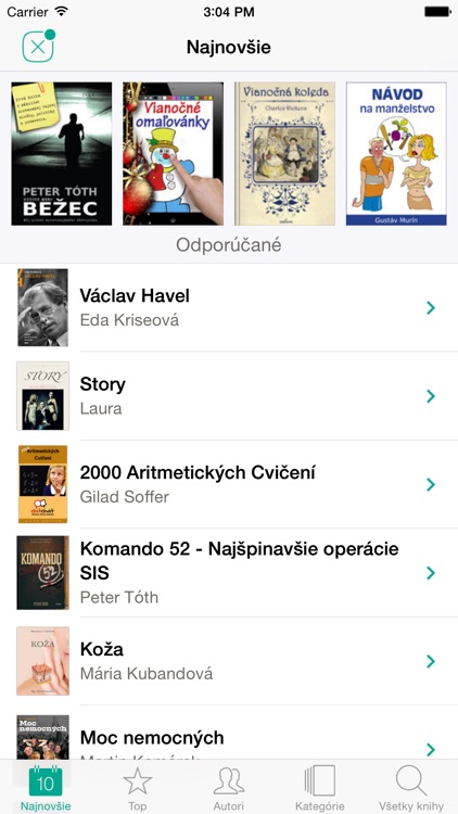 Knihy v Slovenčine a Češtině