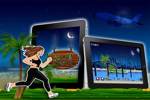 Amateur Lady Run : Moon Night Escape Challenge screenshot 3