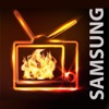 Samsung TV Fireplace
