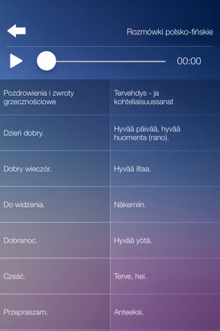 Rozmówki polsko-fińskie screenshot 3