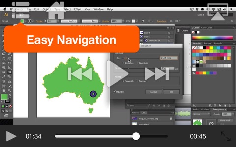 Map Course For Illustrator CS6 screenshot 3