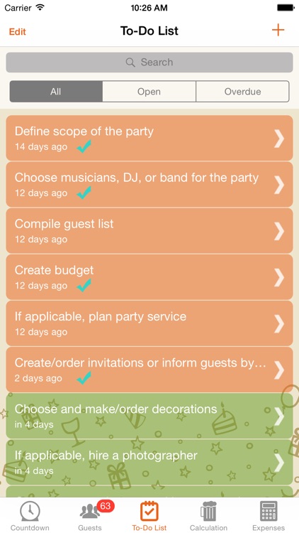 Birthday & Party Planner