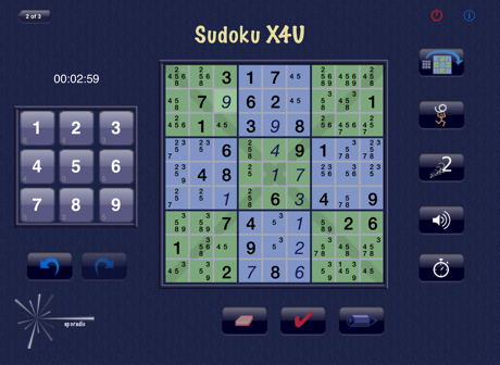 Cheats for Sudoku X4U