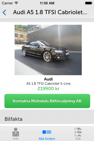 Mölndals Bilförsäljning screenshot 2