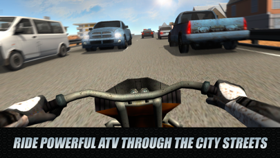 How to cancel & delete City Traffic Rider 3D: ATV Racing from iphone & ipad 1