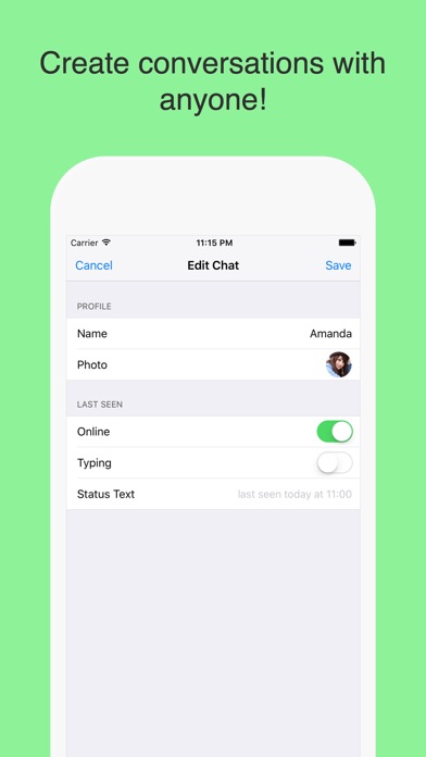 WhatsPrank Pro - Create fake chats for WhatsApp Screenshot 3