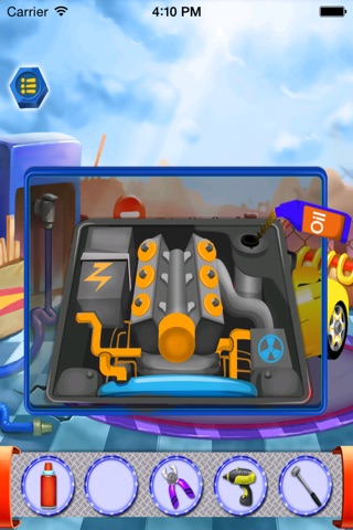 New Car Makeup & salon for kids - car washing and repair screenshot 2