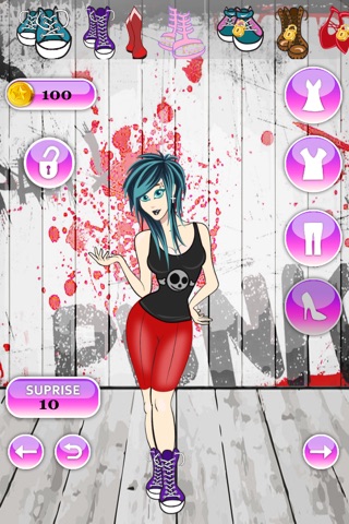 Cool Punk Girl Dress Up - play best fashion dressing game screenshot 3