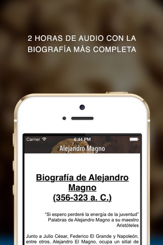 Audiolibro: Alejandro Magno screenshot 2