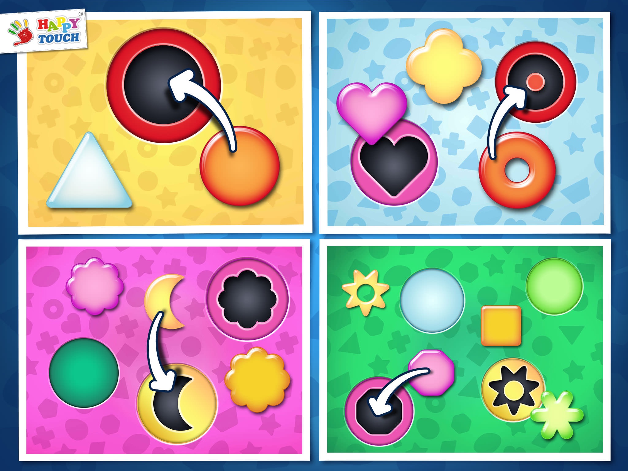 A funny Color and Shapes Game by Happy-Touch® Free screenshot 3