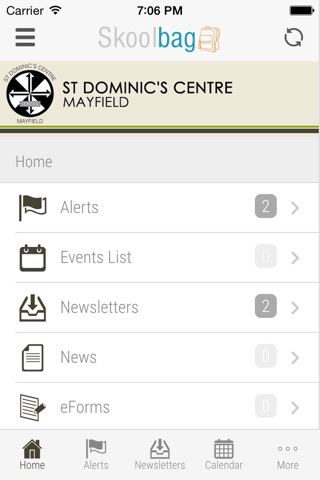 St Dominic's Centre Mayfield - Skoolbag screenshot 2