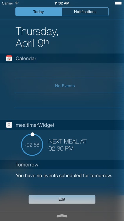 Kurt's mealtimer screenshot-3