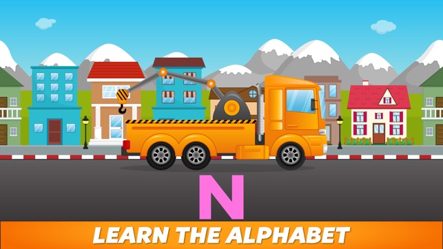 ABC Tow Truck Free - an alphabet fun game for preschool kids(圖5)-速報App