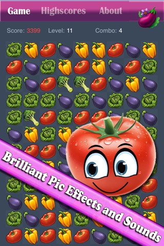 Vegetable Blast Mania - Vegetable crush game screenshot 2